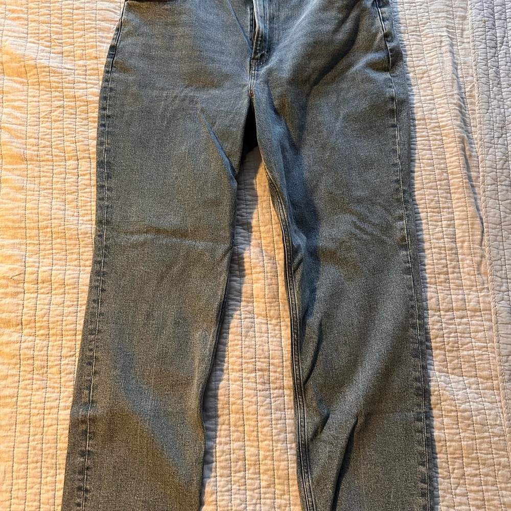 NWT Abercrombie Curve Love Ultra High Rise Ankle Straight Jeans